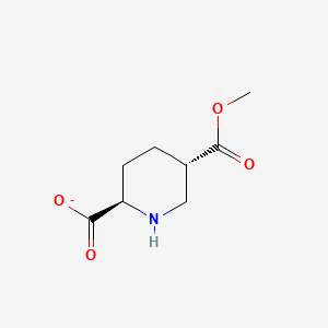 (2R,5S)-5-methoxycarbonylpiperidine-2-carboxylate