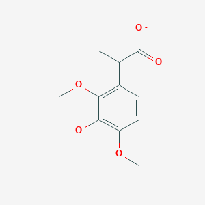 molecular formula C12H15O5- B12341031 2-(2,3,4-Trimethoxyphenyl)propanoate CAS No. 22480-88-2