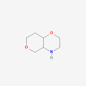 molecular formula C7H13NO2 B12341045 Octahydropyrano[4,3-b]morpholine 