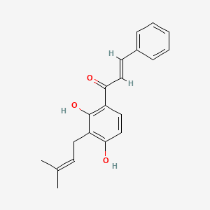 molecular formula C20H20O3 B1234106 异寇道因 CAS No. 52601-05-5