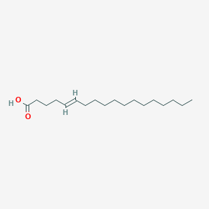 molecular formula C18H34O2 B1234110 trans-5-Octadecenoic acid 