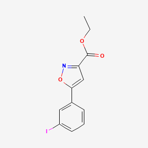 Ethyl 5-(3-iodophenyl)-isoxazole-3-carboxylate