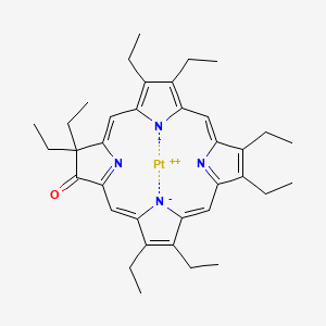 2,3,7,7,12,13,17,18-Octaethyl-8-oxo-7,8-dihydro-21H,23H-porphine platinum (II)