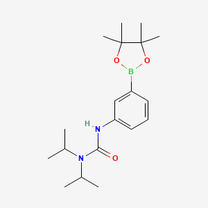 1,1-Diisopropyl-3-(3-(4,4,5,5-tetramethyl-1,3,2-dioxaborolan-2-yl)phenyl)urea