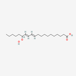 molecular formula C20H36O4 B12341222 (11E,13E)-15-hydroperoxyicosa-11,13-dienoic acid 