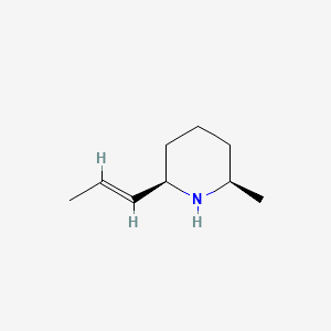 molecular formula C9H17N B1234125 皮尼丁 CAS No. 501-02-0