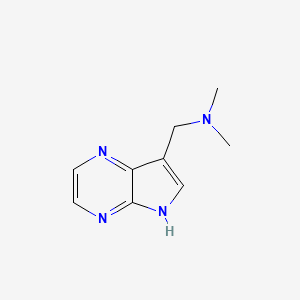 N,N-dimethyl-1-(5H-pyrrolo[2,3-b]pyrazin-7-yl)methanamine