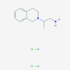 2-(3,4-dihydroisoquinolin-2(1H)-yl)propan-1-amine dihydrochloride