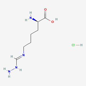 (2R)-2-amino-6-(hydrazinylmethylideneamino)hexanoic acid;hydrochloride