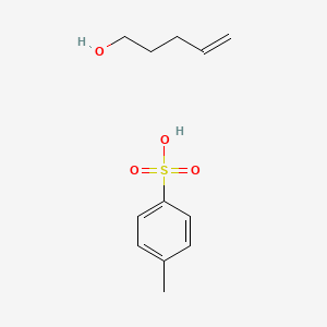 molecular formula C12H18O4S B12341409 4-Penten-1-ol, 4-methylbenzenesulfonate CAS No. 19300-54-0