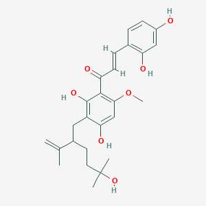 molecular formula C26H32O7 B1234141 Kuraridinol 