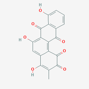 molecular formula C19H10O7 B1234142 Oviedomycin 