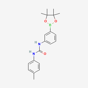 Urea, N-(4-methylphenyl)-N'-[3-(4,4,5,5-tetramethyl-1,3,2-dioxaborolan-2-yl)phenyl]-