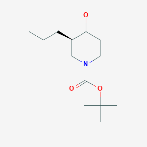 tert-Butyl (R)-4-oxo-3-propylpiperidine-1-carboxylate