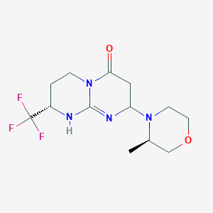 (8S)-2-[(3R)-3-methylmorpholin-4-yl]-8-(trifluoromethyl)-2,3,6,7,8,9-hexahydropyrimido[1,2-a]pyrimidin-4-one