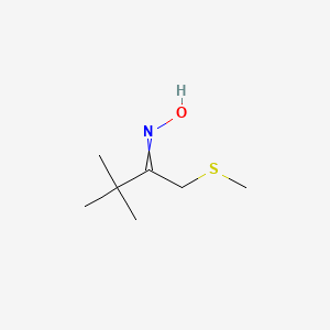 B1234147 3,3-Dimethyl-1-(methylthio)butan-2-one oxime CAS No. 39195-82-9