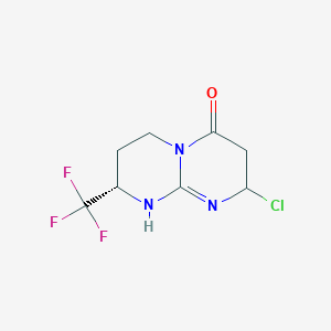 (8S)-2-chloro-8-(trifluoromethyl)-2,3,6,7,8,9-hexahydropyrimido[1,2-a]pyrimidin-4-one