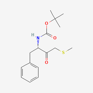 tert-Butyl (4-(methylthio)-3-oxo-1-phenylbutan-2-yl)carbamate