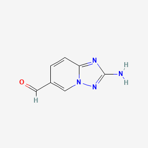 2-Amino-[1,2,4]triazolo[1,5-a]pyridine-6-carbaldehyde