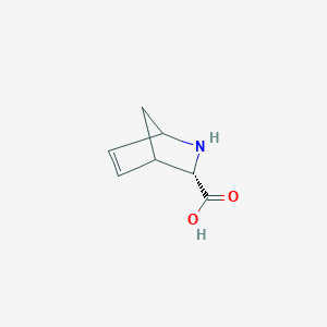 molecular formula C7H9NO2 B12341603 (1S)-2-Azabicyclo[2.2.1]hept-5-ene-3-carboxylic acid 