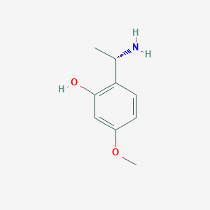 (S)-2-(1-Aminoethyl)-5-methoxyphenol