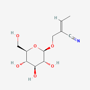 molecular formula C11H17NO6 B1234164 Rhodiocyanoside D CAS No. 197508-56-8