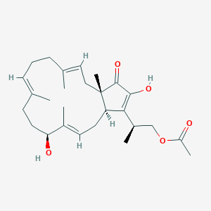 molecular formula C27H40O5 B1234170 Fusaproliferin 