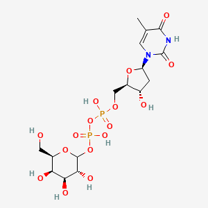 molecular formula C16H26N2O16P2 B1234178 dTDP-D-半乳糖 