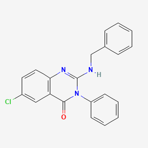 2-(Benzylamino)-6-chloro-3-phenylquinazolin-4(3H)-one