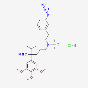 5-((3-Azidophenethyl)methylamino)-2-(3,4,5-trimethoxyphenyl)-2-isopropylvaleronitrile