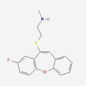 molecular formula C17H16FNOS B1234182 Fluradoline CAS No. 71316-84-2