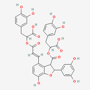 molecular formula C36H30O16 B1234185 Lithosperman B 