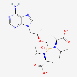 molecular formula C21H34N7O6P-2 B12341853 TenofovirBis(L-alanineIsopropylEster)Amide 