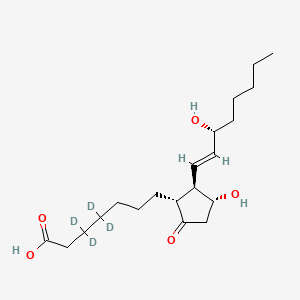 3,3,4,4-tetradeuterio-7-[(1R,2R,3R)-3-hydroxy-2-[(E,3R)-3-hydroxyoct-1-enyl]-5-oxocyclopentyl]heptanoic acid