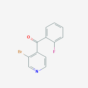 Methanone, (3-bromo-4-pyridinyl)(2-fluorophenyl)-