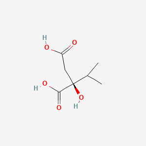 molecular formula C7H12O5 B1234193 (2S)-2-异丙基苹果酸 CAS No. 49601-06-1