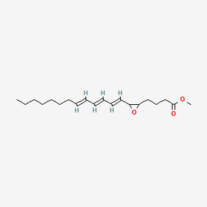 molecular formula C20H32O3 B12341930 methyl 4-[3-[(1E,3E,5E)-trideca-1,3,5-trienyl]oxiran-2-yl]butanoate 