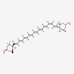 molecular formula C40H56O4 B1234195 9-cis-Violaxanthin 