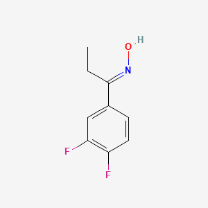 1-(3,4-Difluorophenyl)propan-1-one oxime