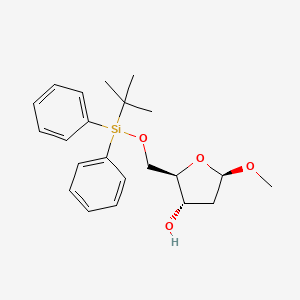 Methyl 5-O-(tert-butyldiphenylsilyl)-2-deoxy-b-D-ribofuranoside