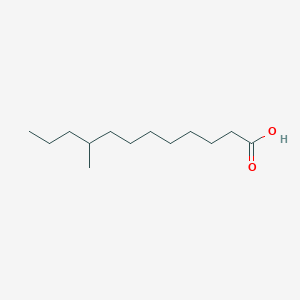 molecular formula C13H26O2 B1234197 9-Methyldodecanoic acid 