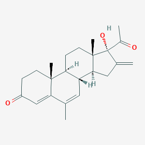 molecular formula C23H30O3 B123420 Melengestrol CAS No. 5633-18-1