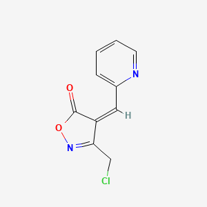 (4E)-3-(chloromethyl)-4-(pyridin-2-ylmethylene)isoxazol-5(4H)-one