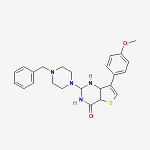 2-(4-benzylpiperazin-1-yl)-7-(4-methoxyphenyl)-3H,4H-thieno[3,2-d]pyrimidin-4-one