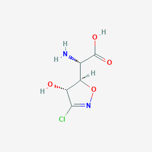 molecular formula C5H7ClN2O4 B1234213 Hydroxy AT 125 