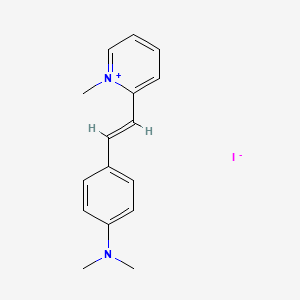 molecular formula C16H19IN2 B1234220 2-[4-(Dimethylamino)styryl]-1-methylpyridinium iodide CAS No. 2156-29-8