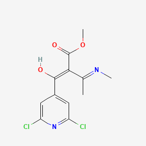 Methyl 2-(2,6-dichloroisonicotinoyl)-3-(methylamino)but-2-enoate