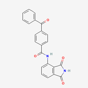 4-benzoyl-N-(1,3-dioxoisoindol-4-yl)benzamide