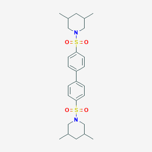 1-({4'-[(3,5-Dimethylpiperidin-1-yl)sulfonyl]-[1,1'-biphenyl]-4-yl}sulfonyl)-3,5-dimethylpiperidine