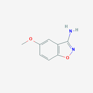 molecular formula C8H8N2O2 B123423 5-Methoxybenzo[d]isoxazol-3-amine CAS No. 157368-84-8